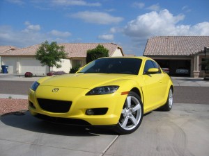 front 3/4 view of RX-8